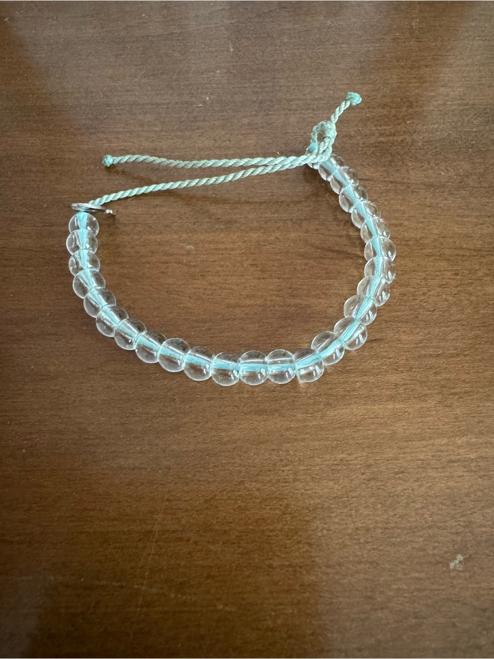 Elegant Clear Beaded Bracelet